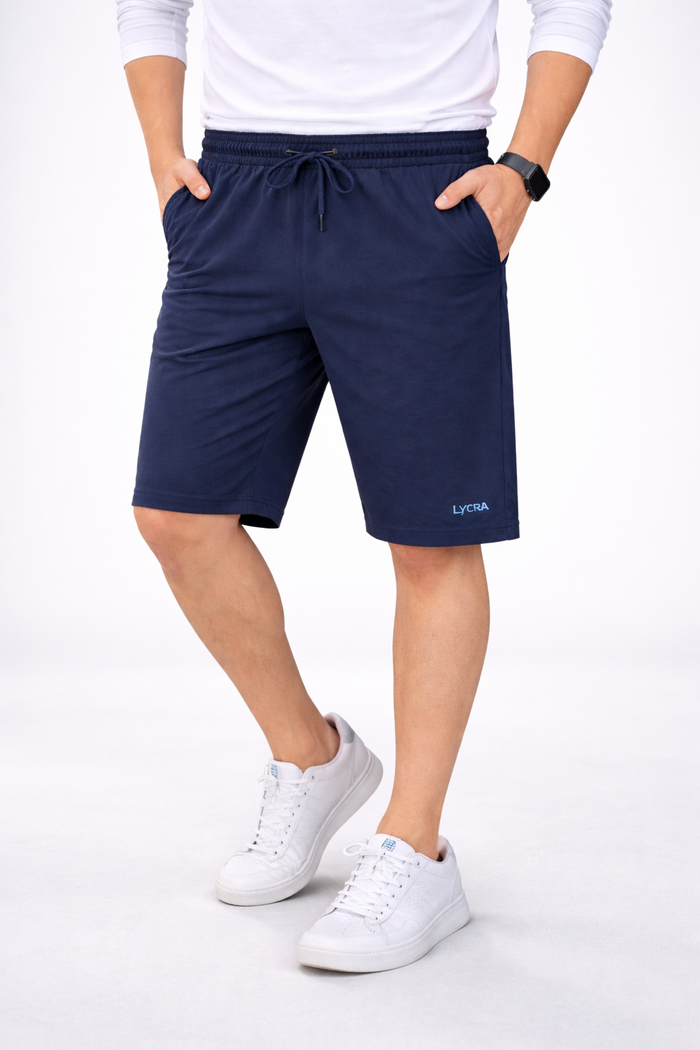 Men 4 Way Lycra Shorts | Stretchable Gym & Casual Shorts | Lightweight Summer Wear