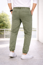 Men Elastic Waist Denim Cargo Jeans | Stretchable Casual Pants | Multi Colour Regular Fit Jeans for Men