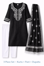 Women’s Embroidered Kurta Set | Stylish Cotton Kurti for Women | Casual & Festive Wear Kurta (Multiple Colours)