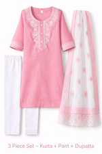 Women’s Embroidered Kurta Set | Stylish Cotton Kurti for Women | Casual & Festive Wear Kurta (Multiple Colours)
