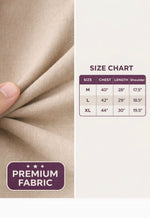 Men’s Premium Beige Casual Shirt | Soft & Breathable Fabric | Slim Fit Stylish Shirt | Urban Fit | Size 36–44