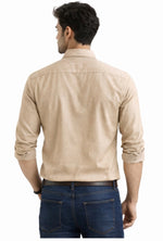 Men’s Premium Beige Casual Shirt | Soft & Breathable Fabric | Slim Fit Stylish Shirt | Urban Fit | Size 36–44