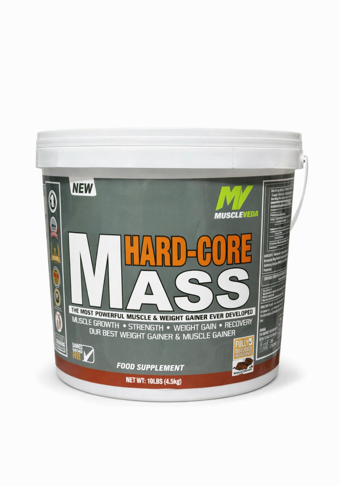 Hard-Core Mass Gainer 4.5kg | High Calorie Weight Gain Powder | Muscle Building & Strength Booster Supplement