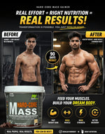 Hard-Core Mass Gainer 4.5kg | High Calorie Weight Gain Powder | Muscle Building & Strength Booster Supplement