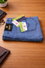 Men RFD Washed Denim Jeans | Light Blue Stylish Jeans for Men | Slim Fit Casual Denim Pant