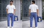 Men Blue Denim Jeans | Slim Fit Stylish Casual Jeans for Men | Comfortable Daily Wear Jeans (28–34)