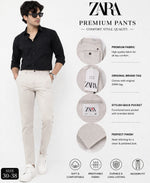 Stylish Men’s Cotton Pants Slim Fit | Casual & Formal Wear (28–36 Sizes)