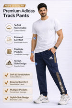 Men Stylish Track Pants | Premium Lycra Blend Lower | Comfortable Daily Wear | Size M to XXL | Urban Fit