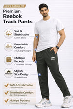 Men Premium Track Pants | Stylish Gym & Casual Lower | Lycra Blend Stretchable | Multi Colour | Size M to XXL | Urban Fit