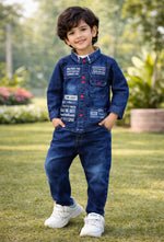 Kids Denim Jacket & Jeans Set | Stylish Boys Co-ord Outfit | Premium Casual Wear (2–6 Years)